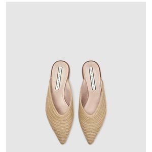 Zara braided mule